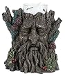 Greenman Candle Holder - Winter - Cold Cast Resin - 3.5" Height