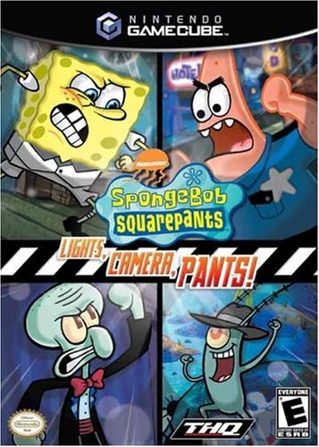 Childrens Toyshop  Video Games : SpongeBob Squarepants: Lights, Camera, Pants