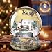 Thomas Kinkade Animated Cobblestone Christmas Musical Snowglobe