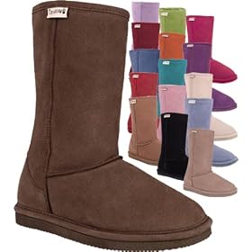 <b>Bearpaw Women's Suede & Shearling 10" Boot - Style 410 Eva</b>