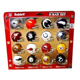 <b>1969 NFL ""Traditional"" Pocket Pro Helmet Set by Riddell</b>