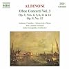 Albinoni: Oboe Concerti, Vol. 3
