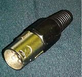 Lot Of 10 3 Pin XLR Male Plug Jacks W/ Strain Relief