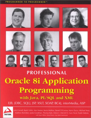 City Travel Guides Discounted  Books : Professional Oracle 8i Application Programming with Java, PL/SQL and XML