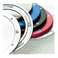 RICHBROOK Decoration - Black Aluminium Twist Off Tax Disc Holder'