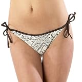 Mossimo Black: Crochet Side-Tie Bottom - Brown