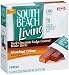 South Beach Living Dark Chocolate Fudge Covered Wafer Sticks, Hazelnut Creme, 3.9-Ounce Boxes (Pack of 6)