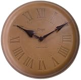 Coga (�R�K) �|�����v Leather Wall Clock Camel �L������ ���v��:230mm ���h�� JSW08091006-CA