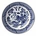 HIC Harold Import Co. Fine White Porcelain Blue Willow Cereal Bowl (Set of 4), 6.5