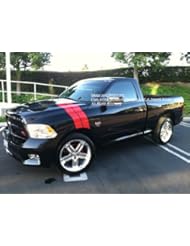 Automotive Parts and Accessories: 2009 2010 2011 2012 2013 Dodge Ram R/T LONG Hash Mark Fender & hood stripes Stripe Decal Decals - Underground Designs
