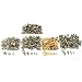 300 Clock Screws Washers Nuts Clockmaker Assorted Parts