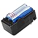 3.7V 18650 3000mah Rechargeable Lithium Battery with Charger (2 Batteries)