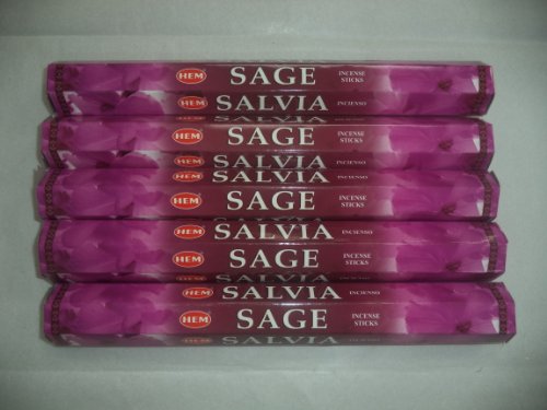 HEM Sage 100 Incense Sticks (5 X 20 Stick Packs)
