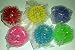 2 x Spielball, Massageball, Stachelball,Igelball , Noppenball 6,5cm,mit Licht