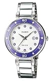 Casio Women's LTP1329D-6EV Silver Stainless-Steel Quartz Watch with White Dial