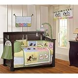 BabyFad Barnyard 10 Piece Baby Crib Bedding Set