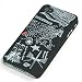 【全10柄】iPhone4 用ケース　特別印刷　各国のイメージ　ハリウッド アイフォン4専用ケースカバー　Plastic Case for iPhone 4 液晶保護フィルム　USB充電ケーブル付 (1682-2)