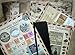 Washi Masking Tape 10 Sheets Korea Vintage Pretty Sticker Set - Sticker Paper Colorful Paper Tape-Polaroid Deco Sticker