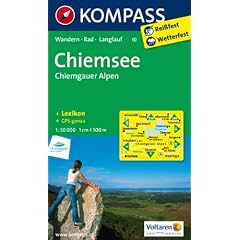 Chiemsee - Chiemgauer Alpen 1 : 50 000: Wanderkarte mit Kurzf�hrer, Radwegen und Loipen. GPS-genau
