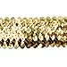 Expo International IR6708GL-10 10-Yard of 4-Row Metallic Stretch Sequin Trim, 1-1/2-Inch, Gold