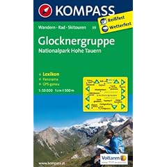 Glocknergruppe - Nationalpark Hohe Tauern 1 : 50 000: Wanderkarte mit Kurzf�hrer, Panorama, Radwegen und alpinen Skirouten. GPS-genau