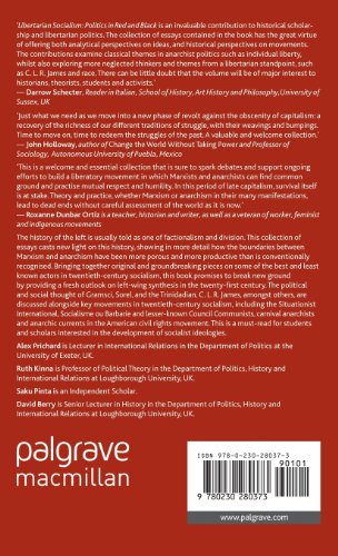Libertarian Socialism: Politics in Black and Redの表紙