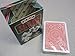 Modiano Italian Poker Game Playing Cards - Green Box Texas Poker - RED Deck - Jumbo 2 Index - Single Card Deck - Made in Italy