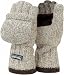 Ragg Socks - Manzella Men's Heavyweight Insulated Ragg Wool Convertible Glove