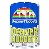 NBA Denver Nuggets Wood Sign