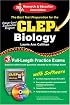 CLEP Biology (REA) with CD-ROM - The Best Test Prep for the CLEP Exam: with REA's TESTware (Test Preps)
