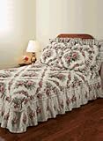 Elegant Ruffled Bedding Collection - Twin Bedspread
