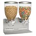 Zevro Dual Dry food Dispenser, Stainless Steel