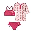 Girls Cabana Life Embroidered Swim Collection - Pink