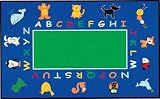 Childs Rug - Abc Animals Rectangle Large