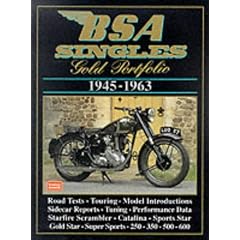 BSA Singles Gold Portfolio 1945-1963 (Brooklands Books Road Test Series) (Motorcycle gold portfolio series)