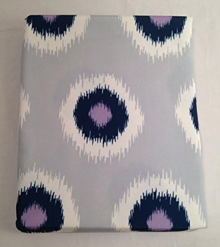 Luxa Fiesta Slate Fabric Shower Curtain