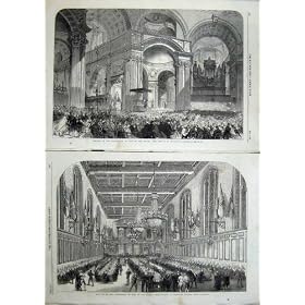 1865 Clergy Banquet Taylor'S Hall St Paul'S Cathedral