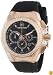 TechnoMarine Unisex 110053 Cruise Original Star Chronograph Black Dial Watch