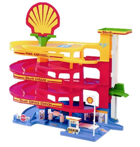 Childrens Toyshop  Toys : Shell 3-Storey Garage