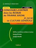 Concours d'entrée dans les écoles du travail social : 41 QCM de culture générale