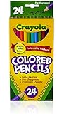 Crayola 24 Ct Colored Pencils, Assorted Colors