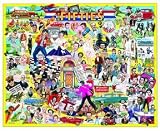kids and infants educational toys item: The Fifties 1000. Piece Jigsaw Puzzle by White Mountain Puzzles