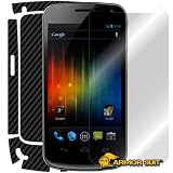 ArmorSuit MilitaryShield – Samsung Galaxy Nexus Black Carbon Fiber Film Shield + Screen Protector with Lifetime Replacements