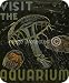 Visit the Aquarium Jellyfish WPA Art Vintage MOUSE PAD