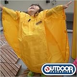 【OUTDOOR】 レインポンチョ 雨合羽 子供用 レインコート カッパ お子様 キッズ 3色