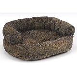 Bowsers Double Donut Dog Bed in Windsor Microvelvet (Windsor, Large (42in x 32in))
