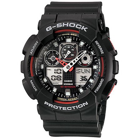 G-Shock GA 100 Black - GA-100-1A4CR Watch