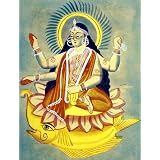 The river goddess Ganga seated on a crocodile (Print On Demand)