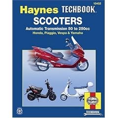Scooters,Automatic Transmission 50 to 250cc (Hayne's Automotive Repair Manual)