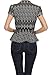Fashiondio Women's Short Sleeve Blazer with Button Front (J21-MA9)